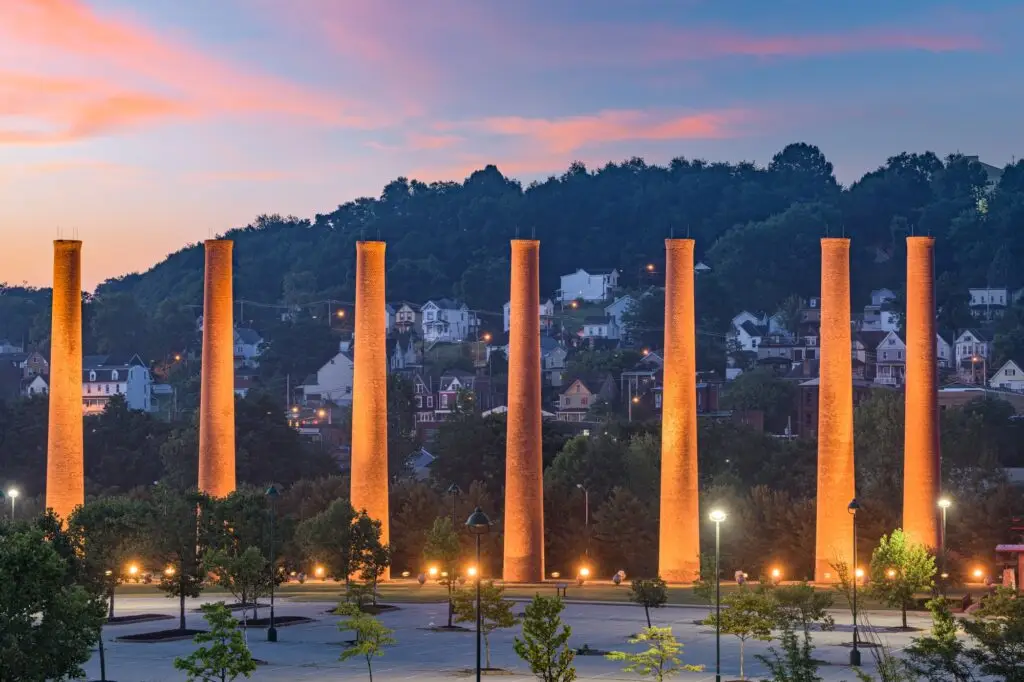 Homestead, Pennsylvania, USA at the Historic Steel Mill